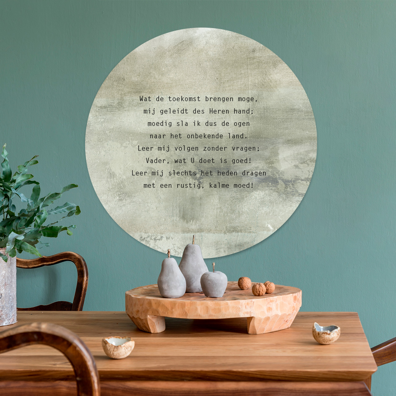 MA39361 Muurcirkel 'wat de toekomst brengen moge'