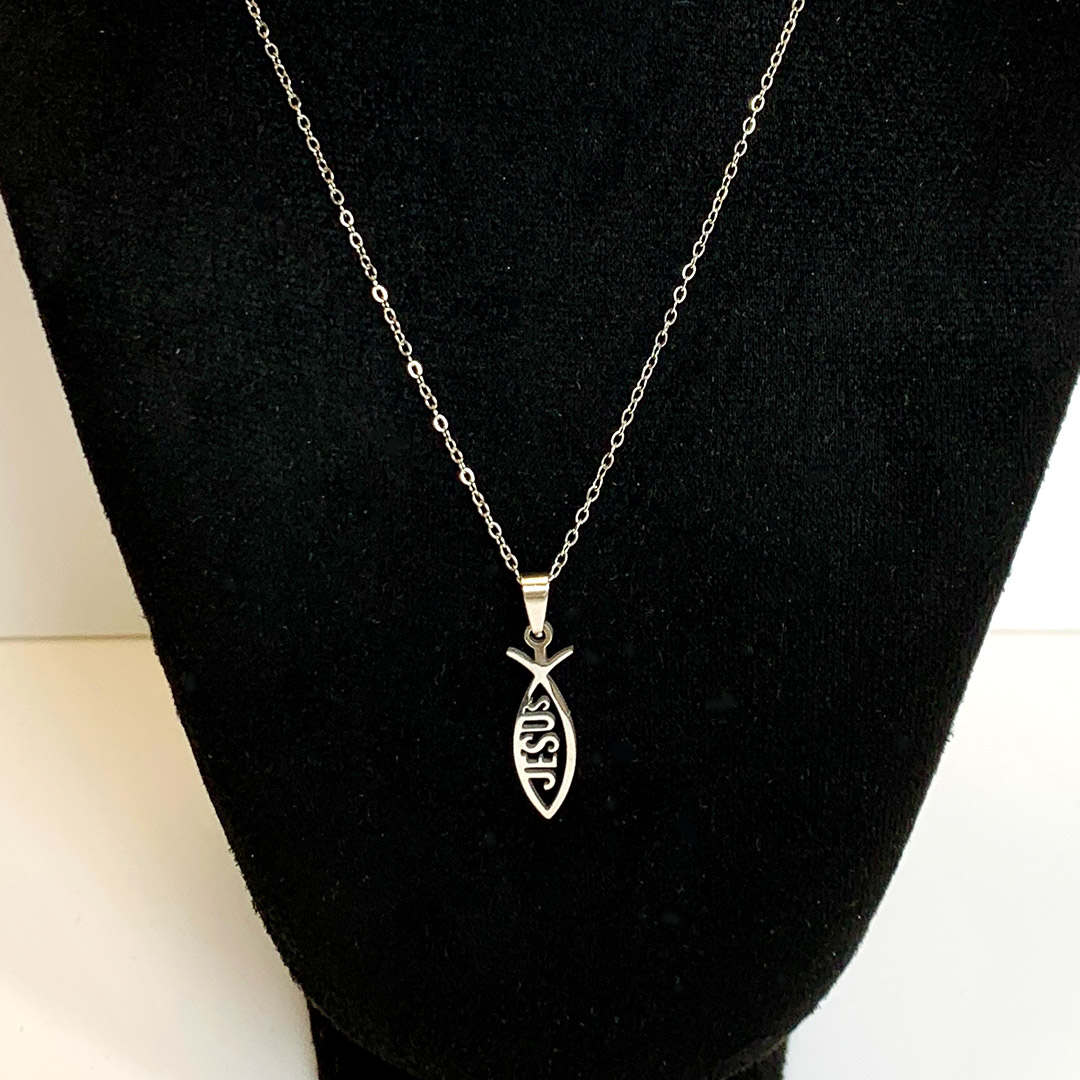 MA47004 - Ketting Visje Jezus - Zilver MA47004 - Ketting Visje Jezus - Zilver