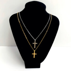 MA47013-MA47014 - Ketting Kruisje 2,5 cm